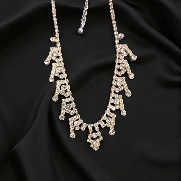 Christina Collection Rhinestone Necklace - Picture 4 of 6